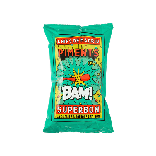 Superbon Pimento Chili Pepper Potato Crisps