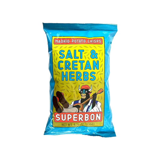 Superbon Salt & Cretan Herbs potato crisps from Sain