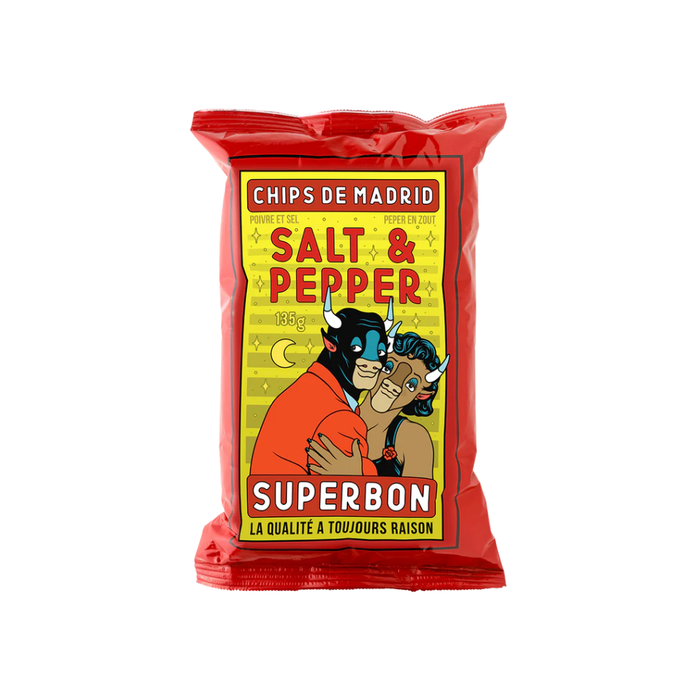 Superbon Salt + Pepper Potato Crisps