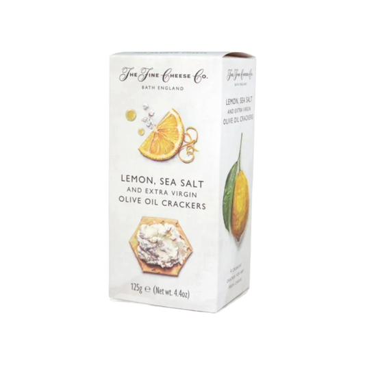 The Fine Cheese Co. Lemon, Sea Salt + Extra Virgin Olive Oil Crackers