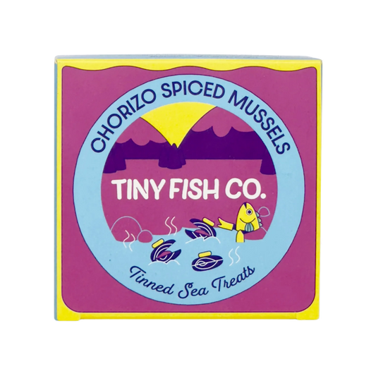 Tinned fish, mussels by Tiny Fish Co.