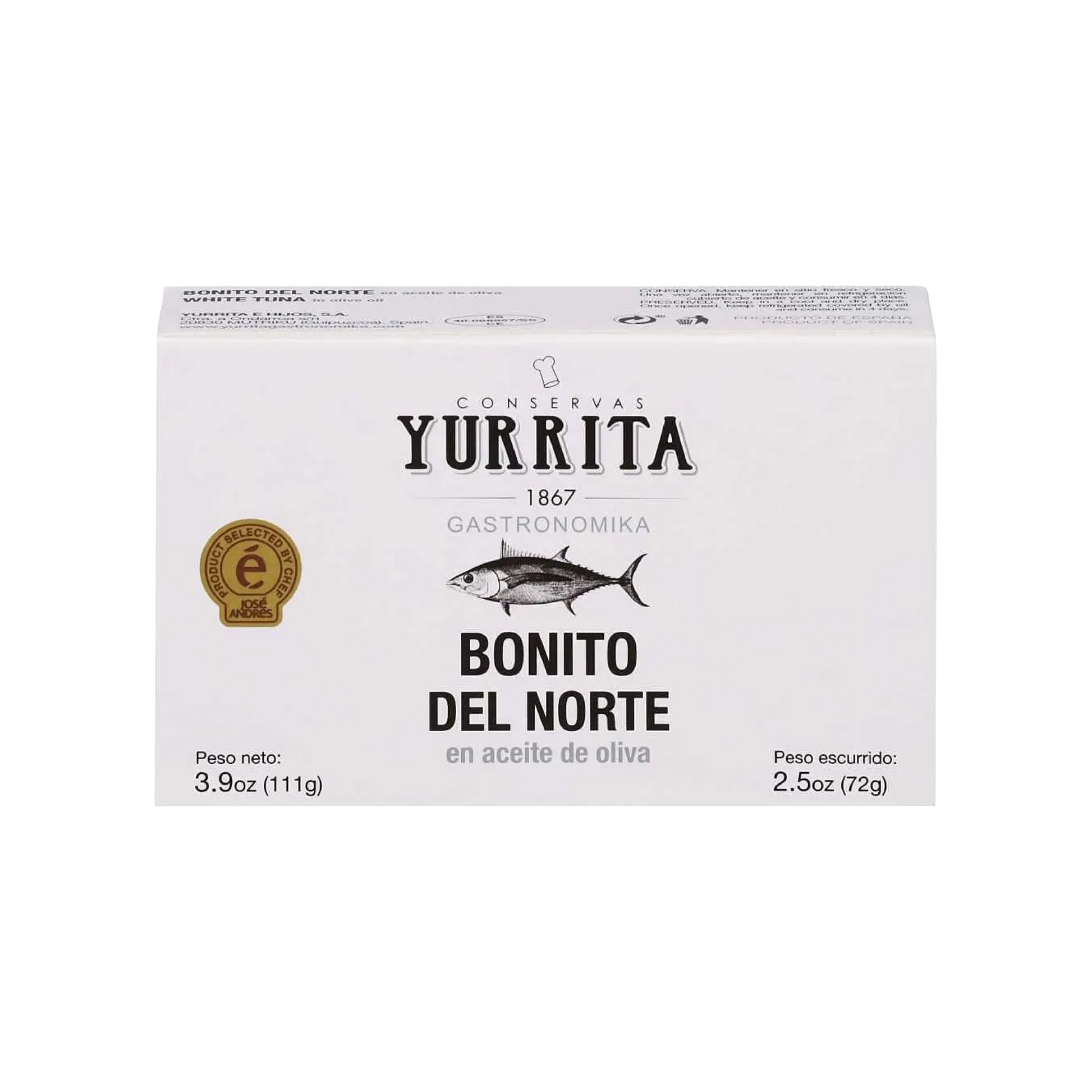 Tinned fish, albacore tuna by Yurrita