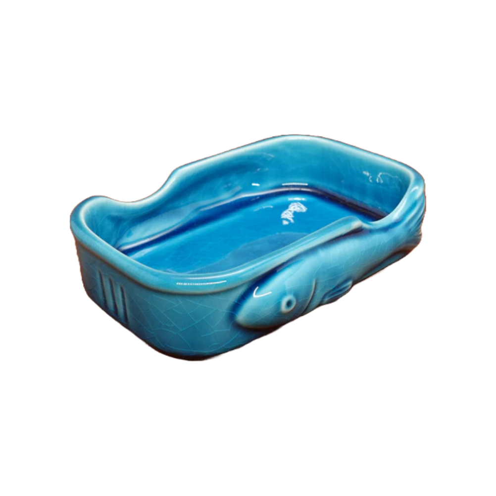 Jose Gourmet Fish Ceramic in BLUE JADE, Handmade in Portugal