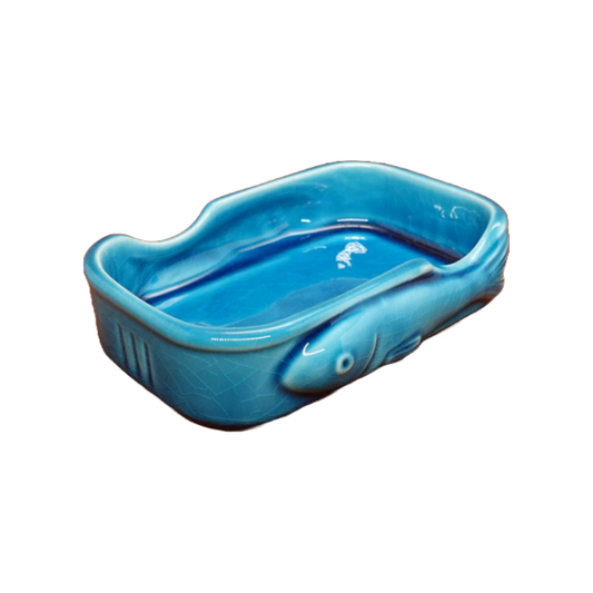 Jose Gourmet Fish Ceramic in BLUE JADE, Handmade in Portugal