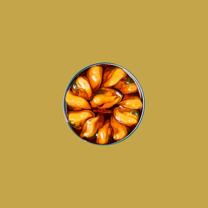 Tinned fish, mussels by La Curiosa
