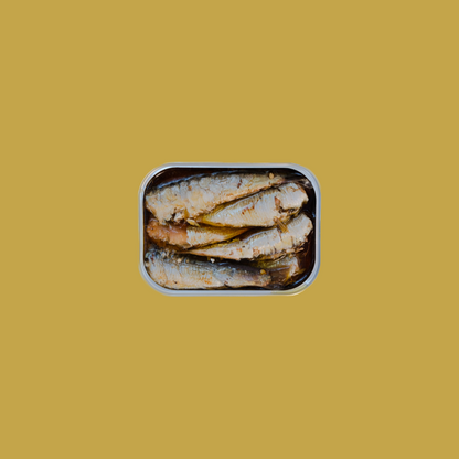 Tinned fish, Sardines in EVOO + Pepper + Confit Lemon by Les Mouettes d'Arvor